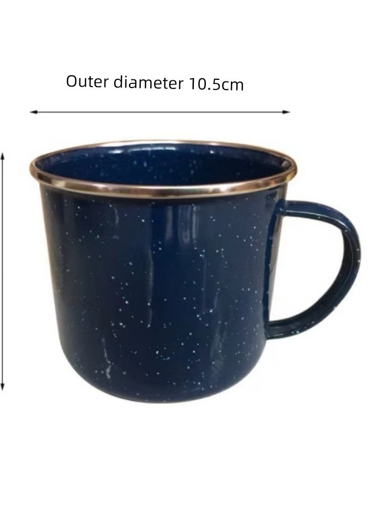 Starry Sky Enamel Tea Container: A Retro Elegance for Connoisseurs Julia M LifeStyles