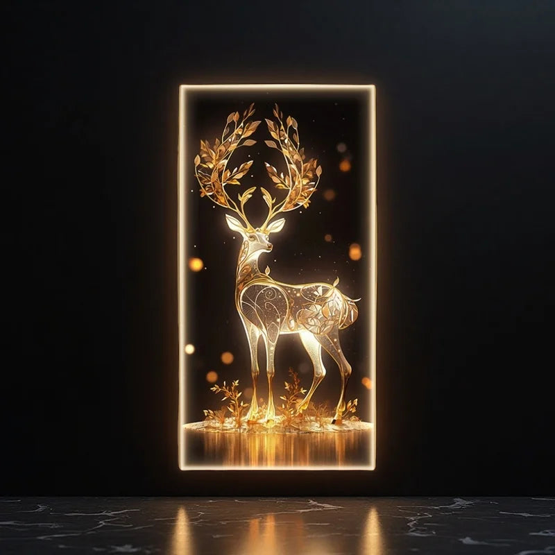Luxury LED Crystal Porcelain Wall Lamp