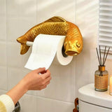 Golden Carp Vintage Toilet Paper Holder