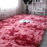 Tie-Dye Plush Carpet - Soft Fluffy Living Room Bedroom Mat