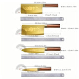 4-Piece Titanium-Coated Kitchen Knife Set