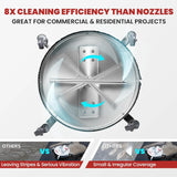 20" 4600 PSI Pressure Washer Surface Cleaner with Dual Handles