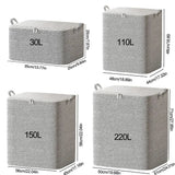 Non-woven Quilt Storage Bag with Lids Zipper Foldable Clothes Quilt Bins Container Large Capacity Dust-proof Bag Organize - Julia M LifeStyles