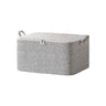 Non-woven Quilt Storage Bag with Lids Zipper Foldable Clothes Quilt Bins Container Large Capacity Dust-proof Bag Organize - Julia M LifeStyles