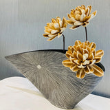 Atelier Form Sculptural Resin Vase | Modern Decorative Accent