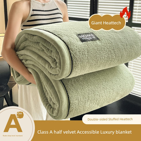 Winter Coral Fleece Cover Throw lanket Office Nap Blanket Sofa Cover Dormitory Half Velvet Blanket Julia M LifeStyles