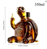 Decorative Glass Bottles - Whiskey, Sea Turtles, and Dogs - Julia M LifeStyles