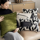 Elegant Plush Throw Pillow Cover for Cozy Living Spaces