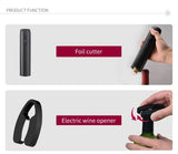 4-in-1 Electric Bottle Wine Opener Set Rechargeable Electric Automatic Corkscrew Wine Opener Set Wine Stopper, Wine Pourer Julia M Home & Kitchen