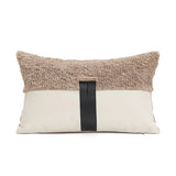 Modern simple black and white pillow cover living room sofa high-end backrest model room leopard jacquard cushion cover Julia M LifeStyles