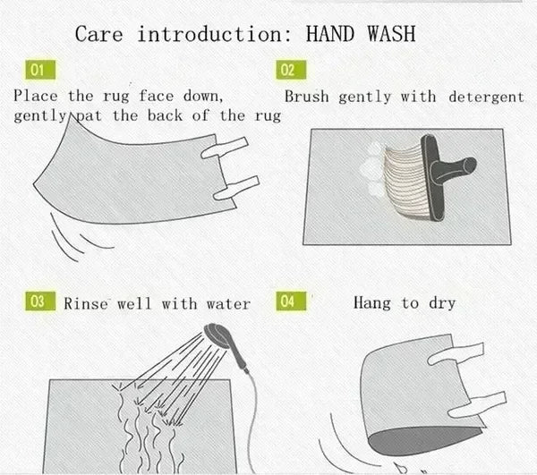 RAKKS Retro Premium Sense Home Bathroom Floor Mat