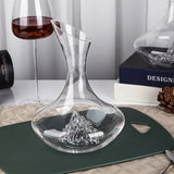 2000ml Crystal Glass Wine Decanter - Elegant Quick Dispenser for Reds and Whiskey Julia M LifeStyles