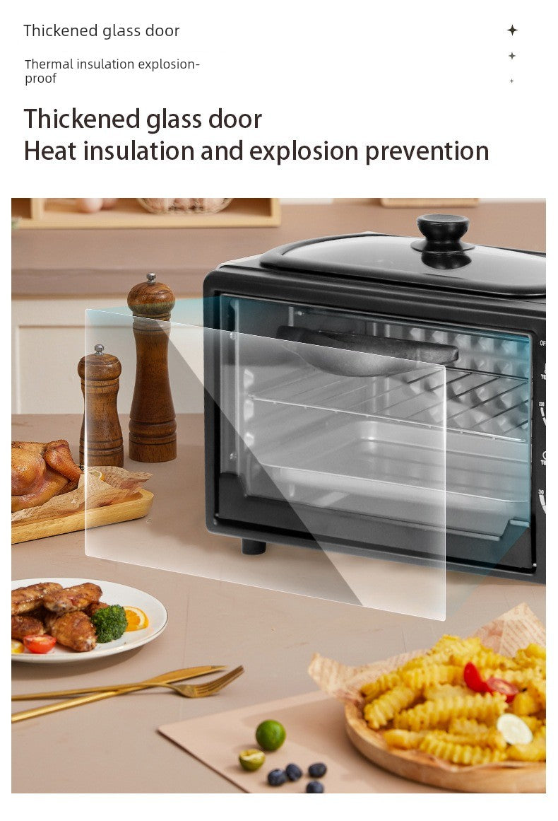 Breakfast Machine Multi-Functional For Home Bread Maker Three-in-One Electric Oven Sandwich Machine Toaster Cross-Border Overseas Same Style Julia M Home & Kitchen