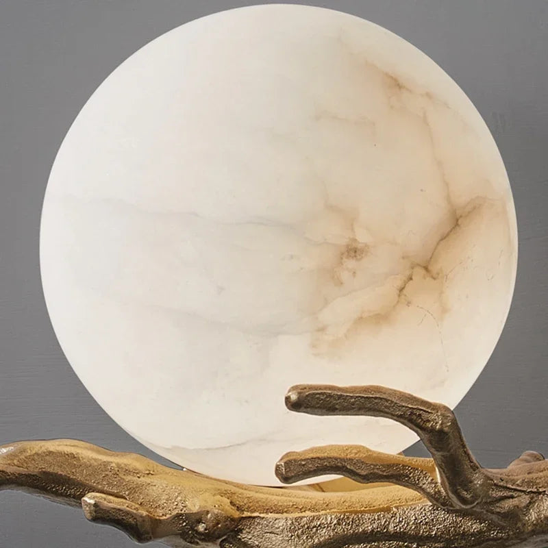 Carrara Marble Outdoor Wall Sconce