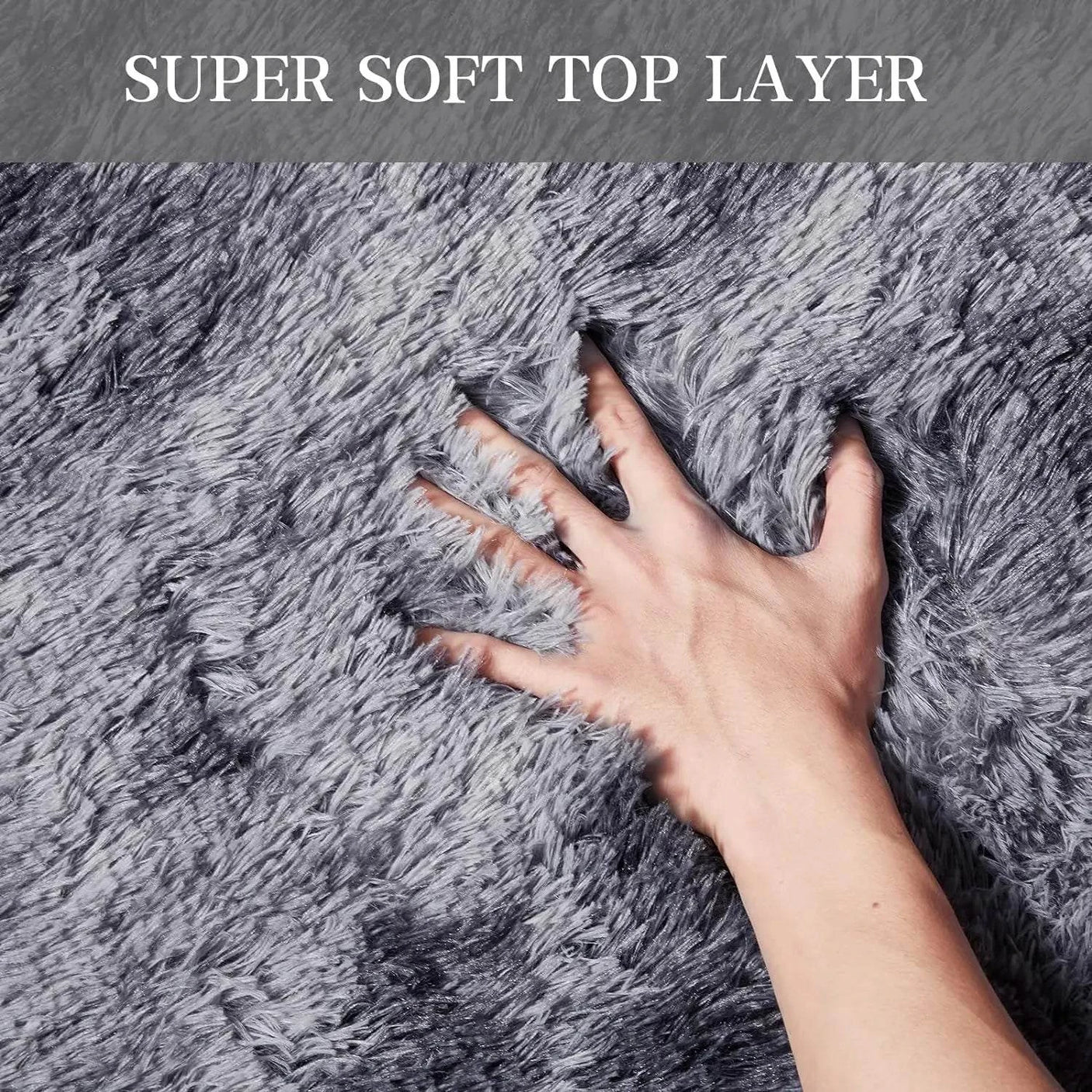 Tie-Dye Plush Carpet - Soft Fluffy Living Room Bedroom Mat - Julia M LifeStyles