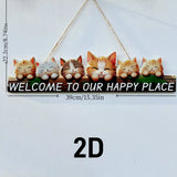 Wooden Inspirational Hanging Wall Art with Rope for Home Decor
