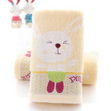 Pure Cotton Cartoon Baby Face Towel - Soft & Absorbent 50x25cm