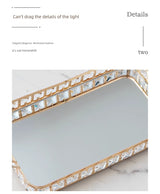 Light Luxury Style Crystal Tissue Box