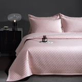 CHAUSUB Luxury Pima Cotton Quilt Set 3PCS King Queen Size,Silky Cooling Bedspread & Coverlet,Summer Lightweight Comforter