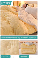 Quilt Thickened Heattech Adult Integrated Winter Quilt Spring and Autumn Duvet Insert All Year Round Neutral Machine Washable Julia M LifeStyles