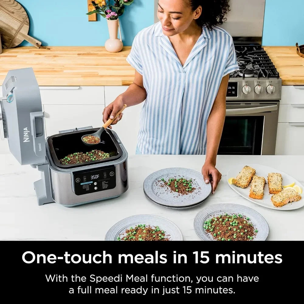 SF301 Speedi Rapid Cooker & Air Fryer, 6-Quart Capacity, 12-in-1 Functions to Steam, Bake, Roast, Sear, Sauté, Slow Cook Julia M Home & Kitchen
