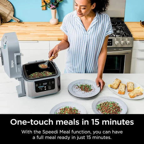 SF301 Speedi Rapid Cooker & Air Fryer, 6-Quart Capacity, 12-in-1 Functions to Steam, Bake, Roast, Sear, Sauté, Slow Cook Julia M Home & Kitchen
