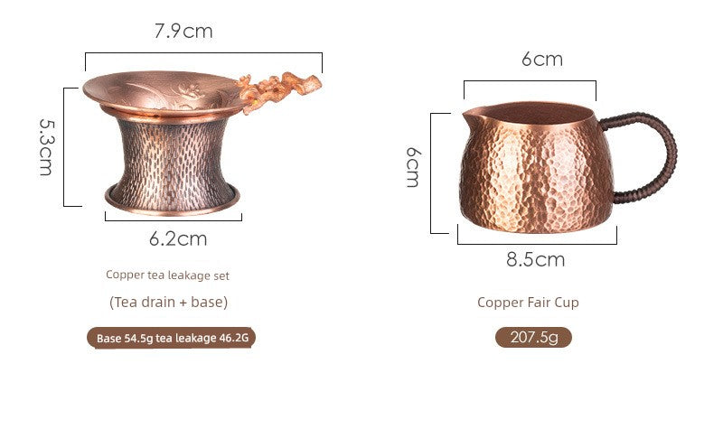 Handmade Outdoor Stove for Making Tea Copper Pot