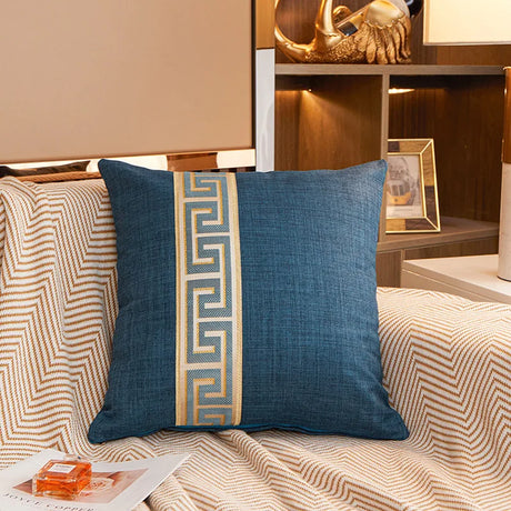 Cotton Linen Cushion Cover - Nordic Style Geometry 45x45cm - Julia M LifeStyles