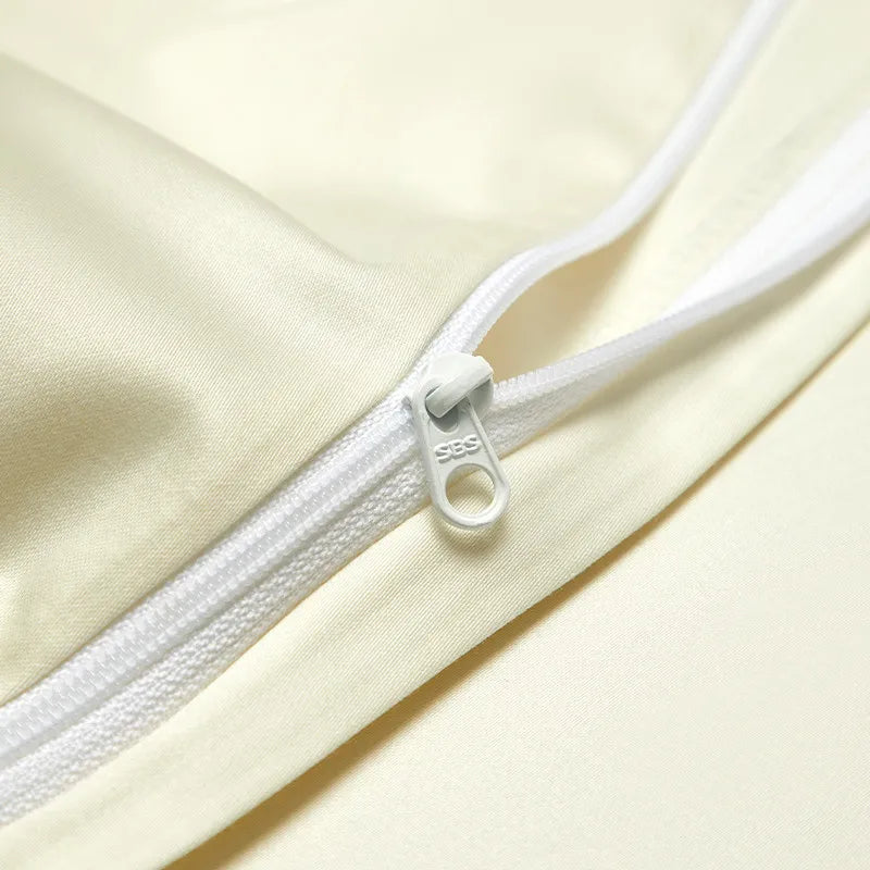 Luxury Long Staple Cotton Bedding 4/7Pcs, Sateen Weave Natural Super King Soft Chic Patchwork Duvet cover Bed Sheet Pillowcases