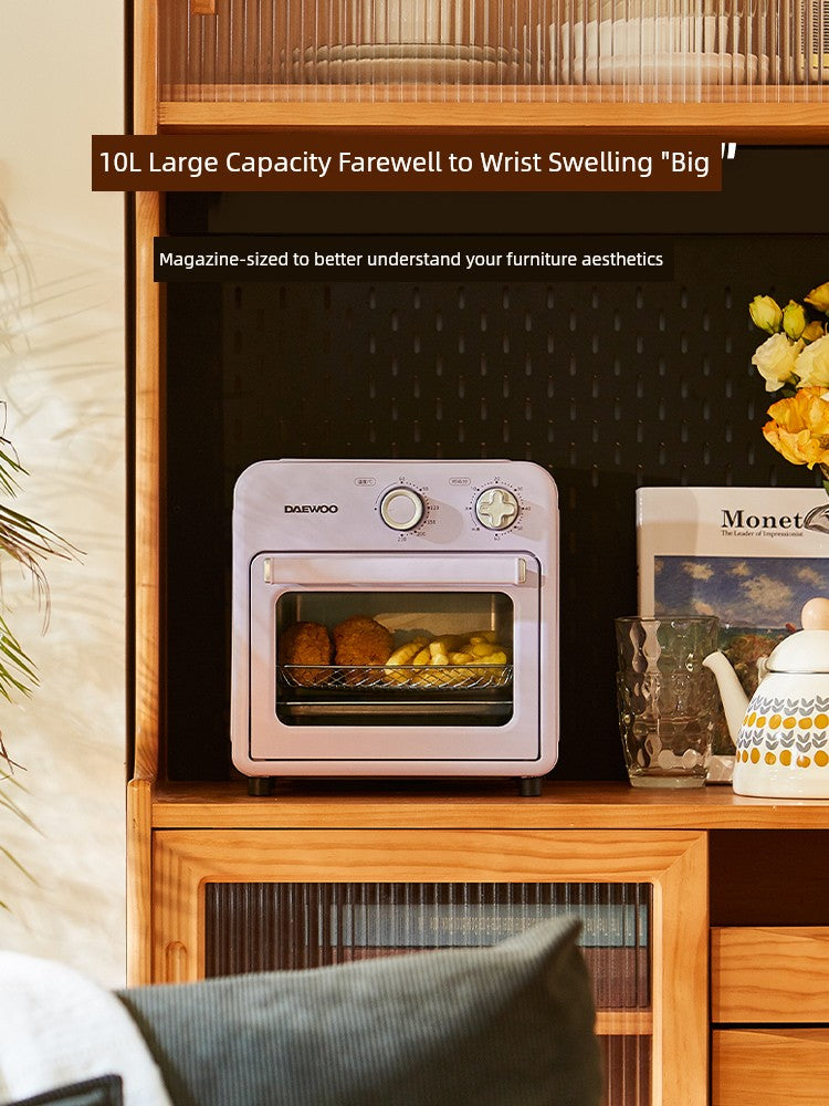 DAYU FOOD Oven Air Fryer All-in-One Machine New Homehold Visual Multi-Function 10L Large Capacity Mini Toaster Oven Julia M LifeStyles