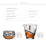 Handmade Retro Japanese Style Mini Glass Tea Cup