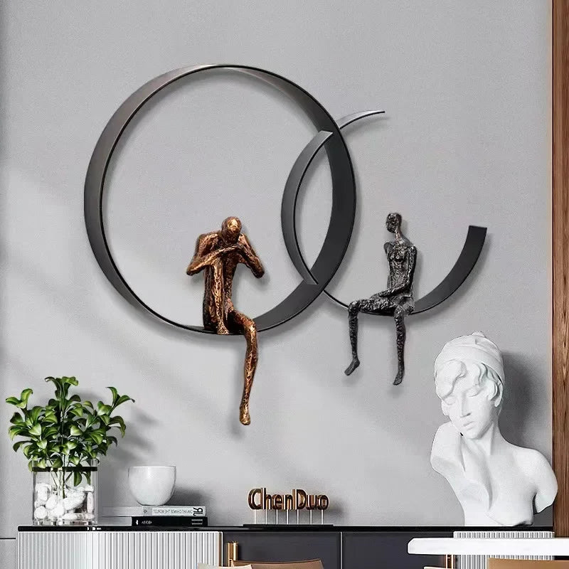 Élan Contemplation Wall Sculpture | Modern Abstract Resin Wall Art