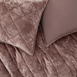 Ultra Soft Luxury Velvet Quilt Set - Queen Size Oversized Comforter for Summer Julia M LifeStyles