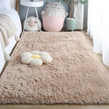 Tie-Dye Plush Carpet - Soft Fluffy Living Room Bedroom Mat