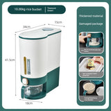 Luxurious Seal & Dispense Rice Storage Bucket Julia M LifeStyles