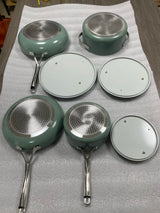 Carawayhome Nonstick Ceramic Cookware Set - Oven Safe & Easy Cleanup
