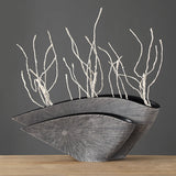 Atelier Form Sculptural Resin Vase | Modern Decorative Accent