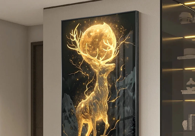 Luxury LED Crystal Porcelain Wall Lamp