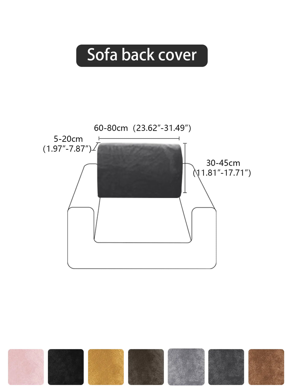 Thickened Elastic Silver Fox Fleece Sofa Cover