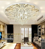 LED Modern Crystal Stainless Steel Round Dimmable RGB Chandelier