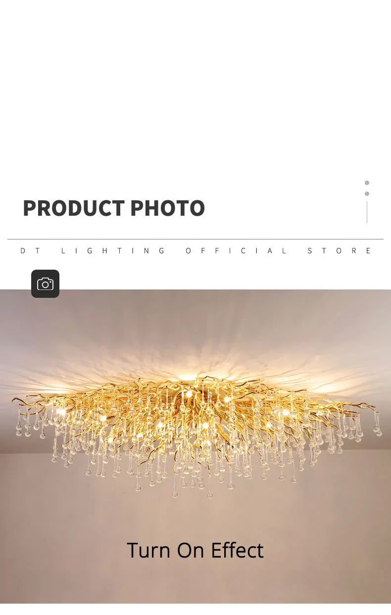 The Aurelia Crystal Cascade™ Chandelier