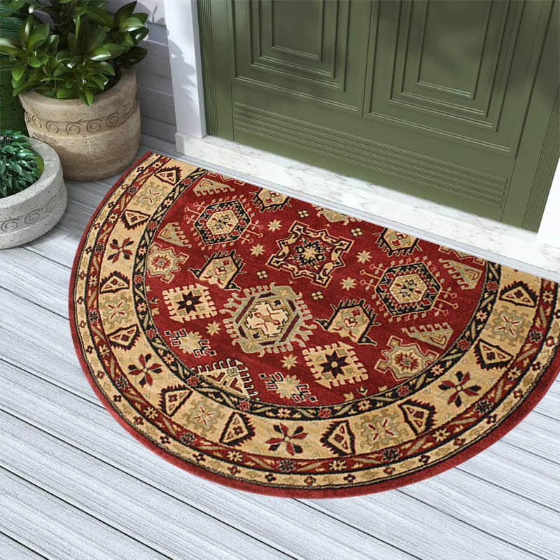 Bohemian Semi-Circle Welcome Door Mat