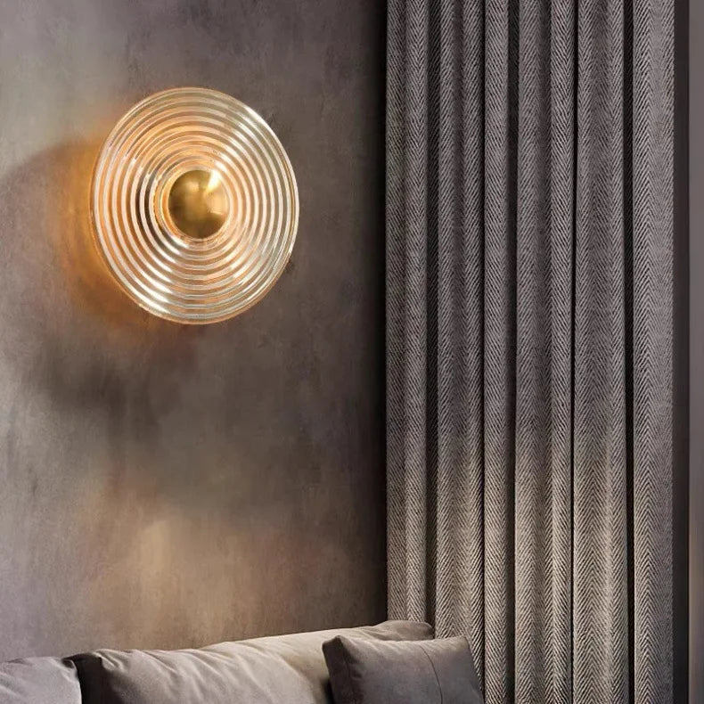 Julia M LifeStyles™ Halo Glass Orb Wall Sconce