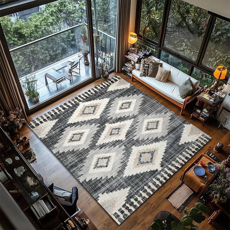 Retro Light Luxury Home Bathroom Floor Mat