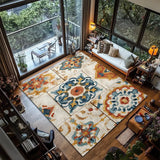 Vintage Bohemian Easy Care Foldable Door Bathroom Floor Mat