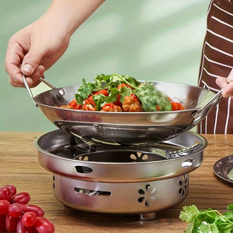 Stainless Steel Honeycomb Non-Stick Skillet 29cm - Julia M LifeStyles