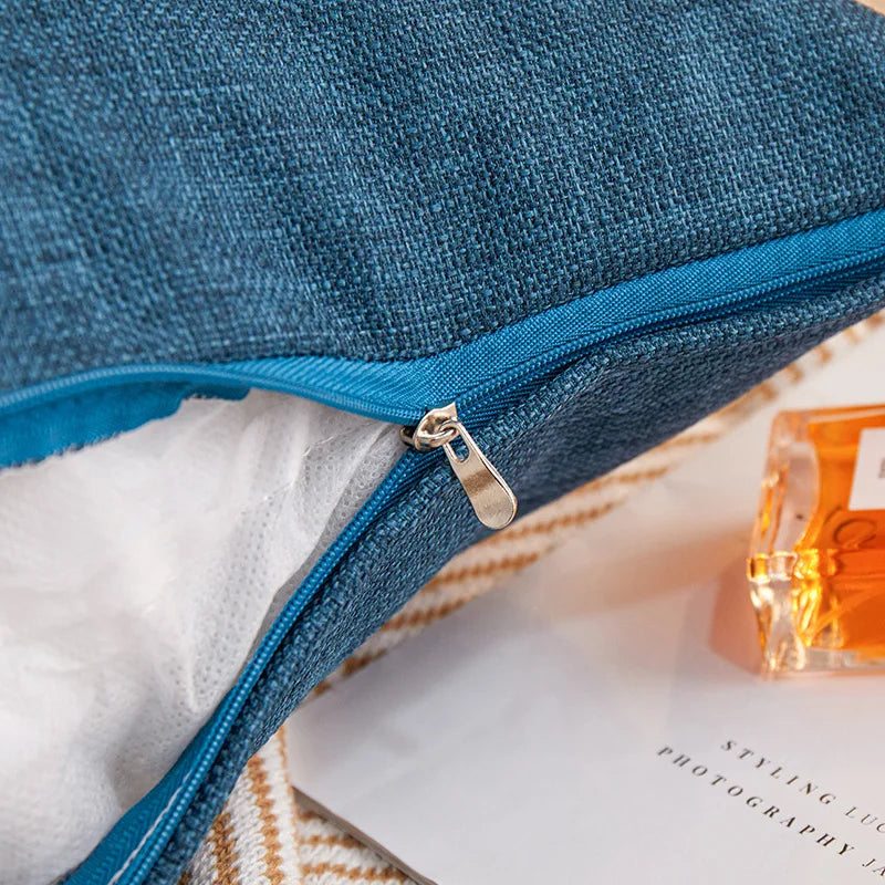 Cotton Linen Cushion Cover - Nordic Style Geometry 45x45cm - Julia M LifeStyles