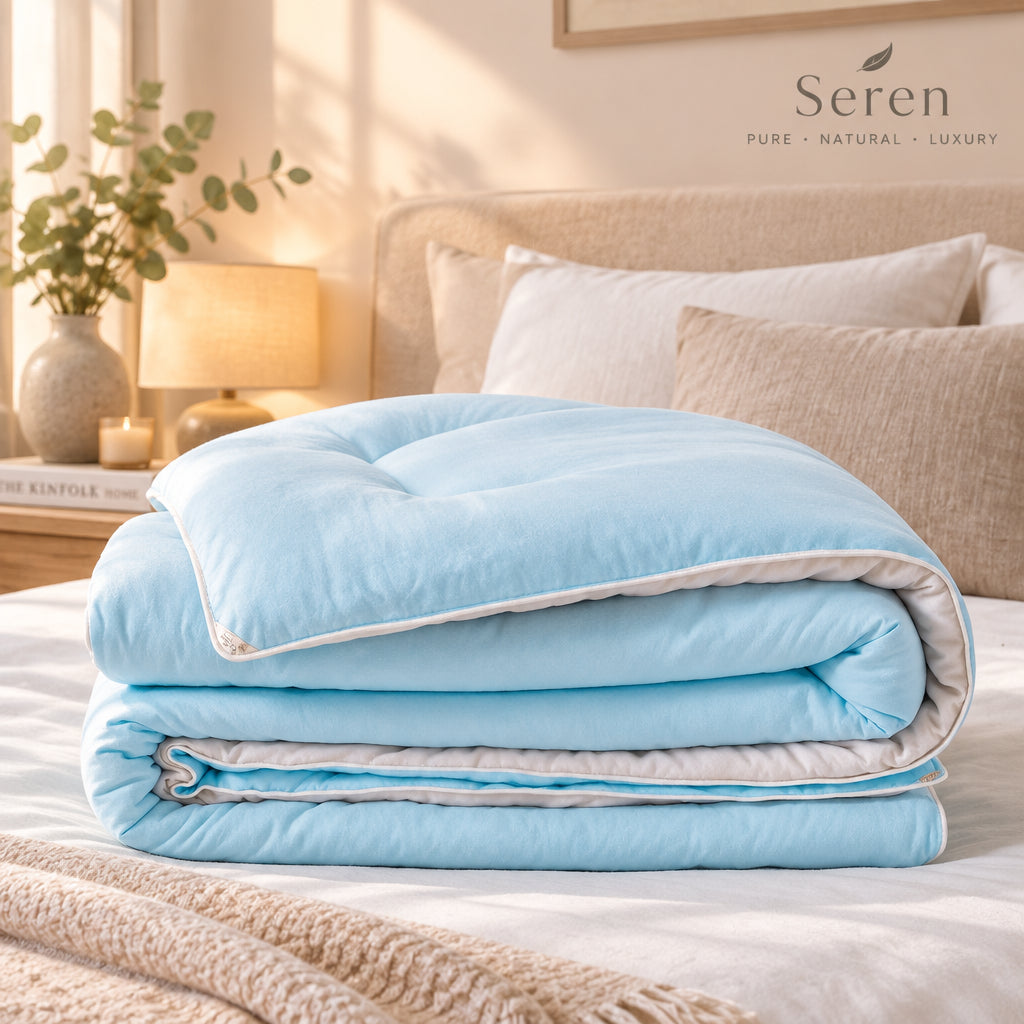 Seren Silk-Filled Cotton Quilt