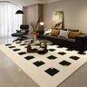 Simple Black And White Style Carpet