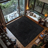 Luxury Retro Black Persian Carpet - Julia M LifeStyles